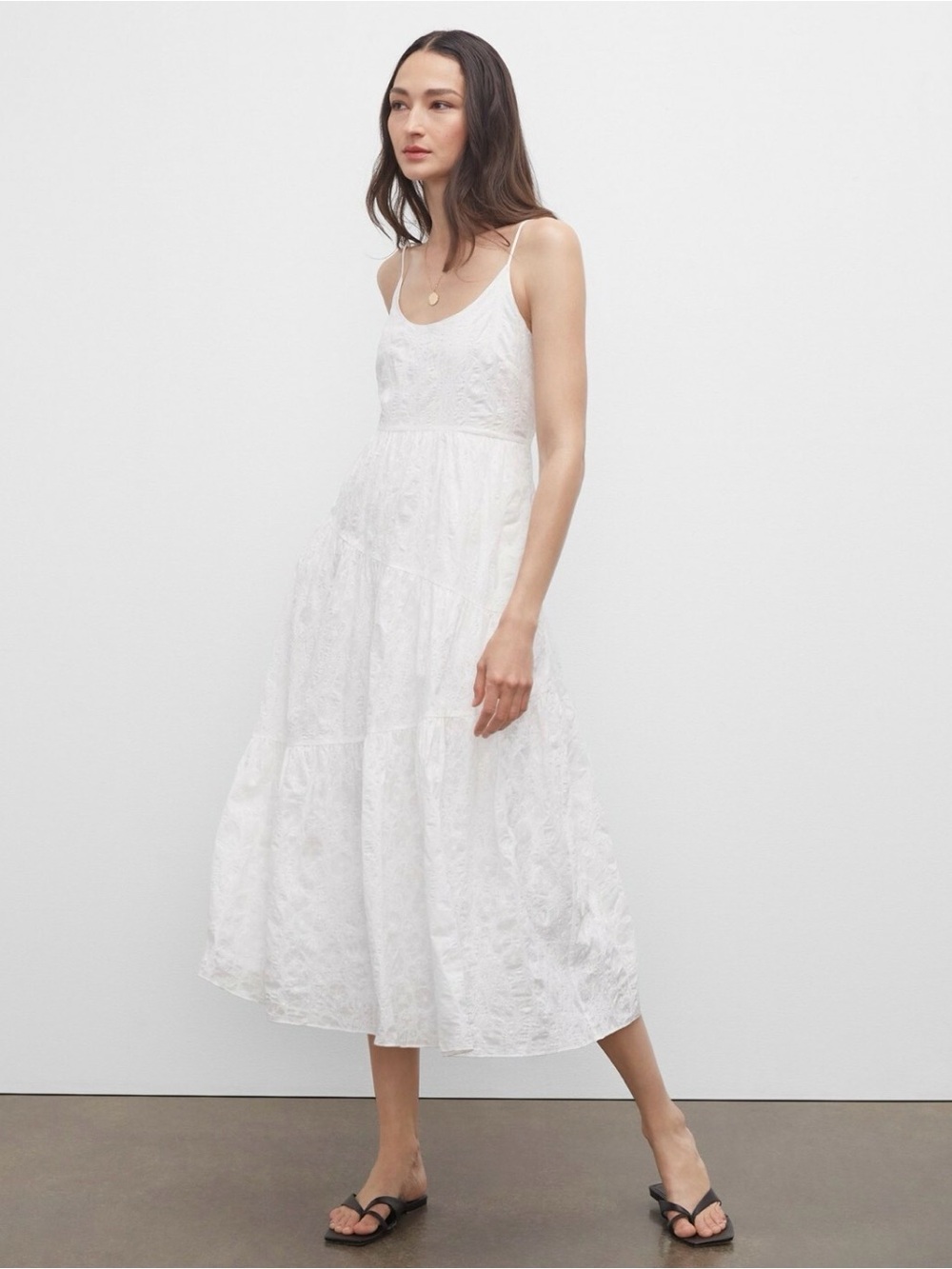 Club Monaco Women’s Traveling Tiers Maxi Dress Size 12
